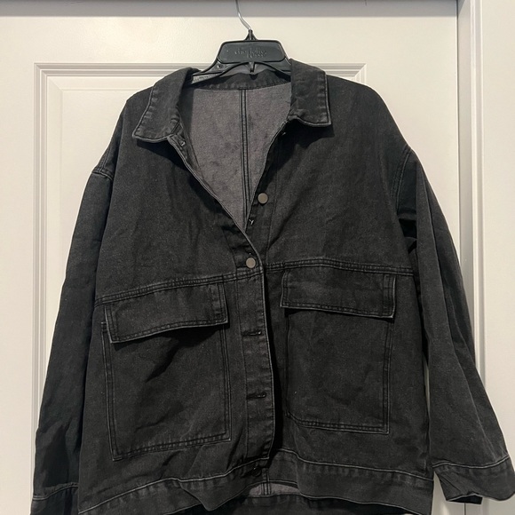 Jackets & Blazers - Black Denim Jacket